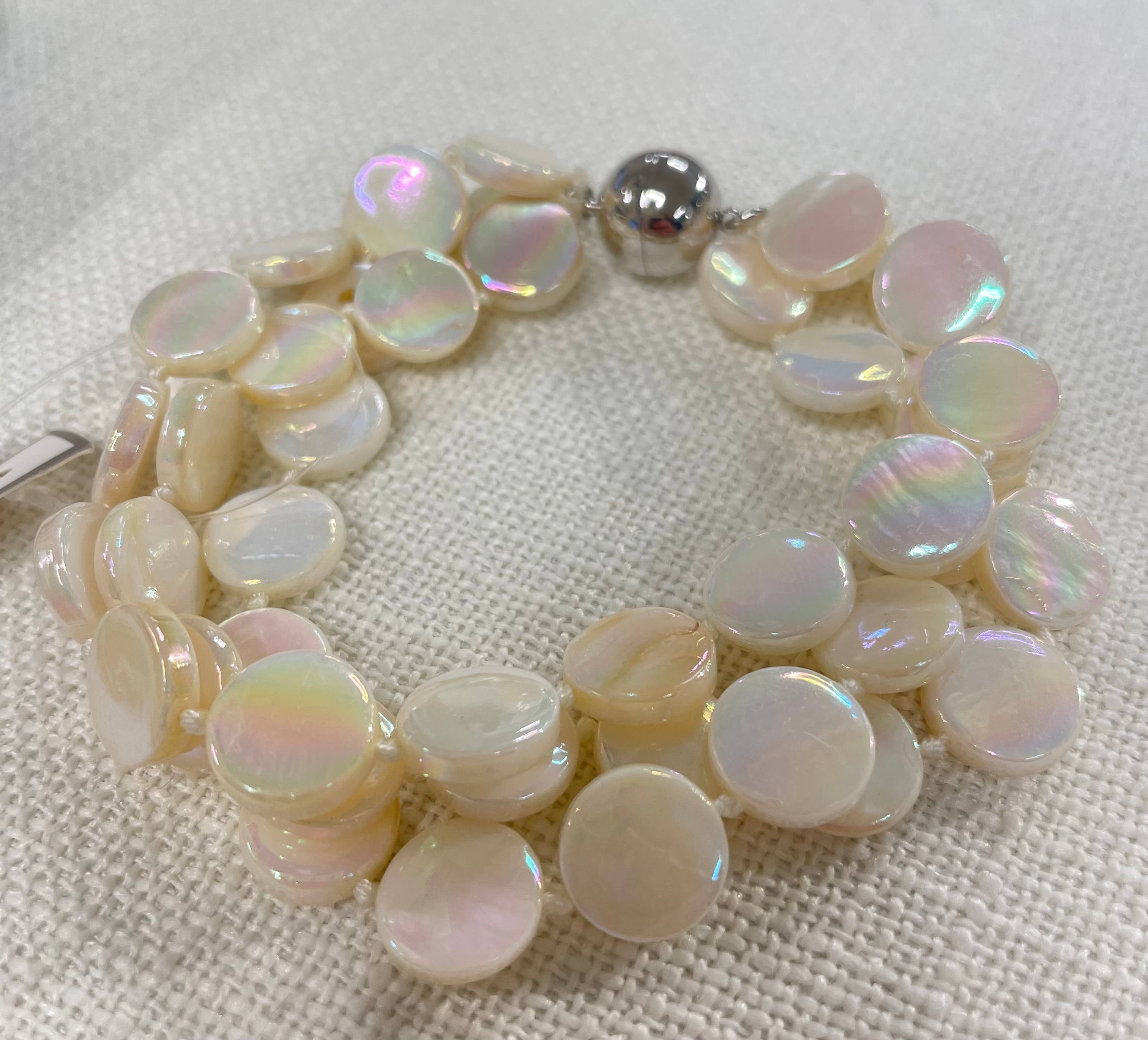 Studio G - Vente Bracelet de perles - Bracelet en perles de nacre1