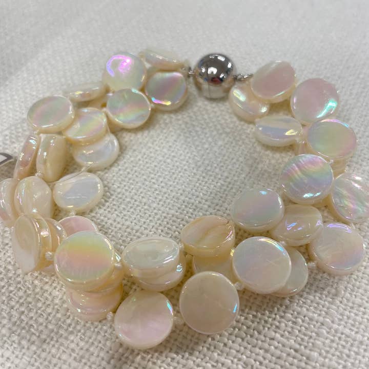Studio G - Vente Bracelet de perles - Bracelet en perles de nacre1