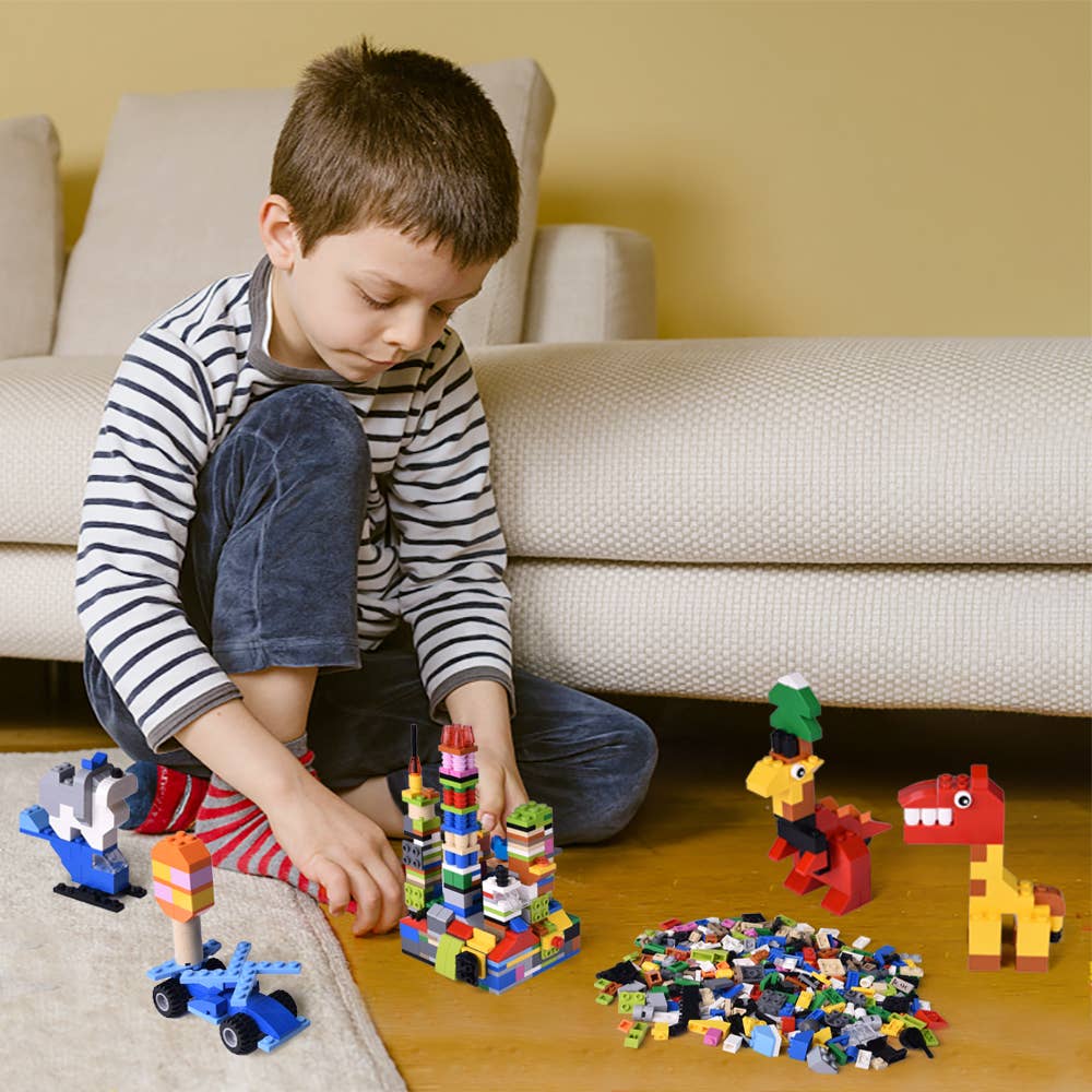 Fun Little Toys - Wholesale Building Set - Kids - 1100 PCs Assorted Creative Building Blocks8