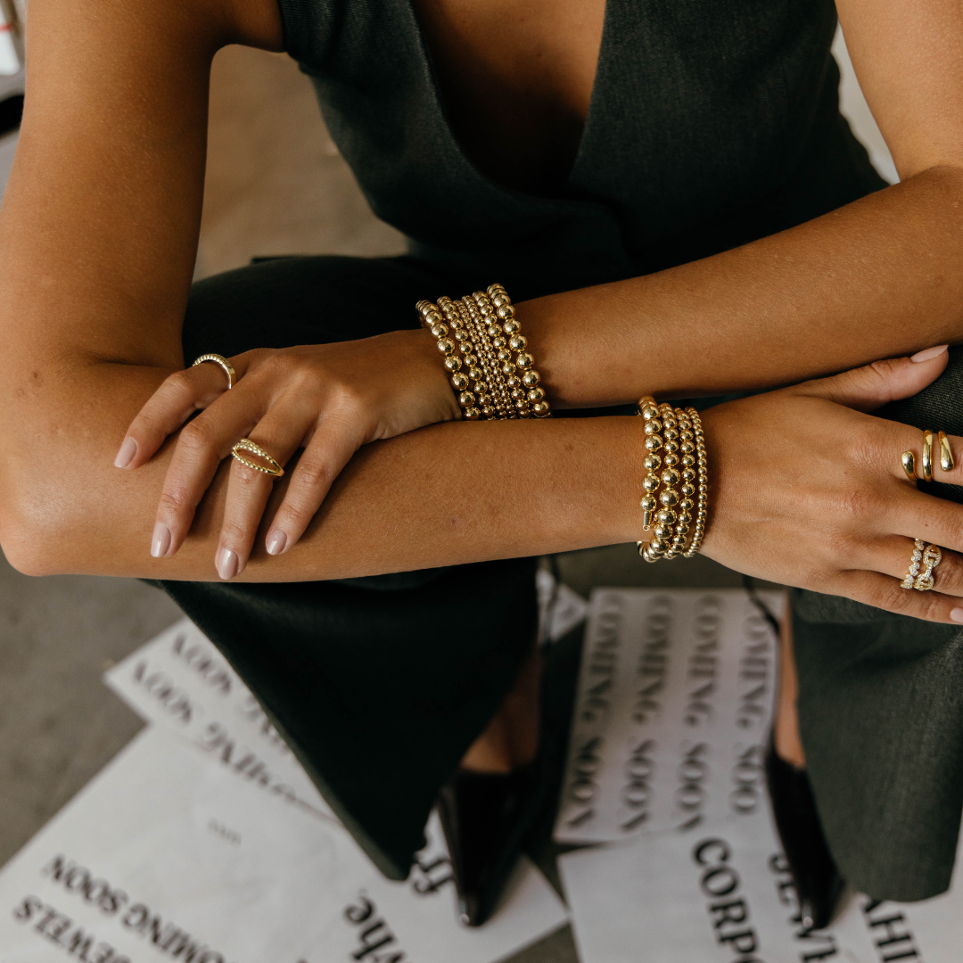 Sahira Jewelry Design - Wholesale Beaded Bracelet - Allison Beaded Wrap Bracelet - 6 Row3