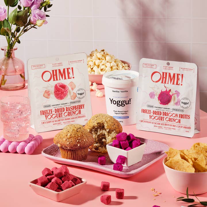 OHME! Foods - Wholesale Dried/Dehydrated Fruit - Freeze-Dried Dragon Fruit Vegan Yogurt Crunch