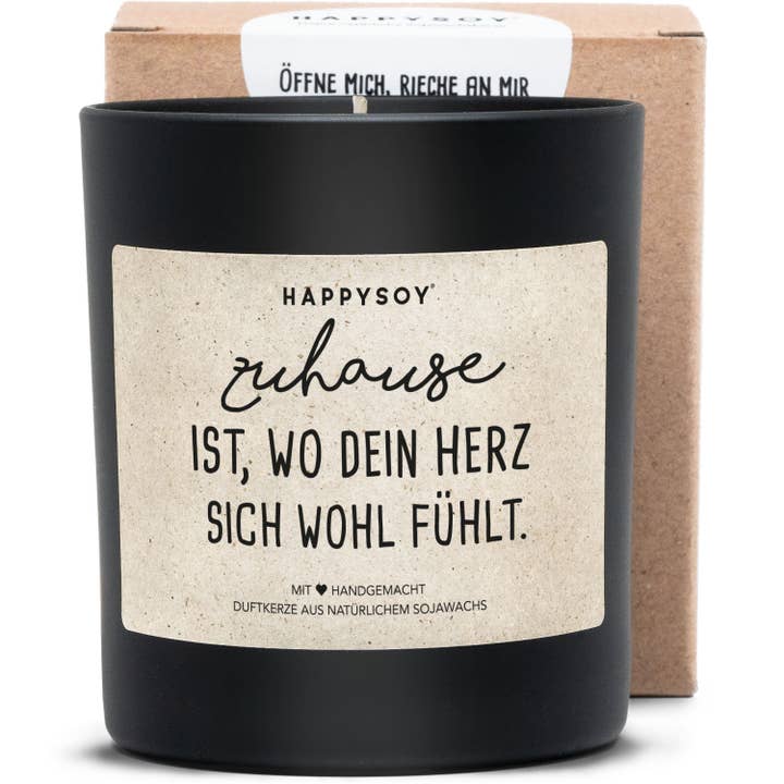 Scented candle | Home is where your heart feels good. for wholesale by Happysoy