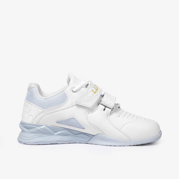 White LUXIAOJUN PowerPro I Weightlifting Shoes(White) for wholesale on Faire