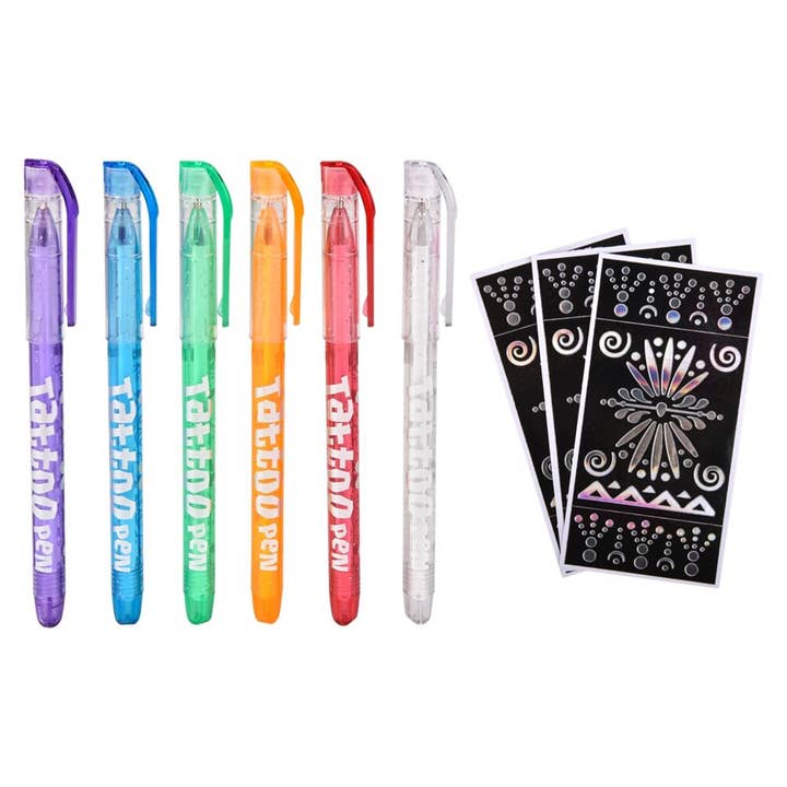 Creative Drawing Pens with Stencil - Assorted for wholesale by Happy PoP