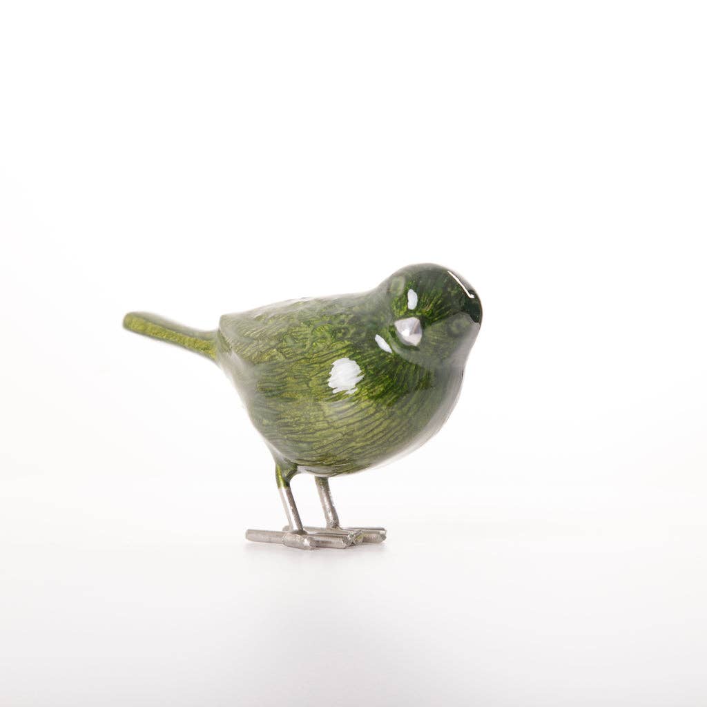 Tilnar Art - Wholesale Decorative Figurine - Brushed Lime Bird 12.5 cm1