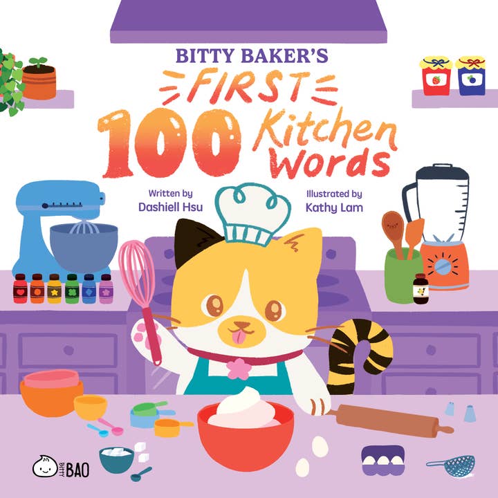 Bitty Baker's First 100 Kitchen Words - English Only for wholesale by Bitty Bao