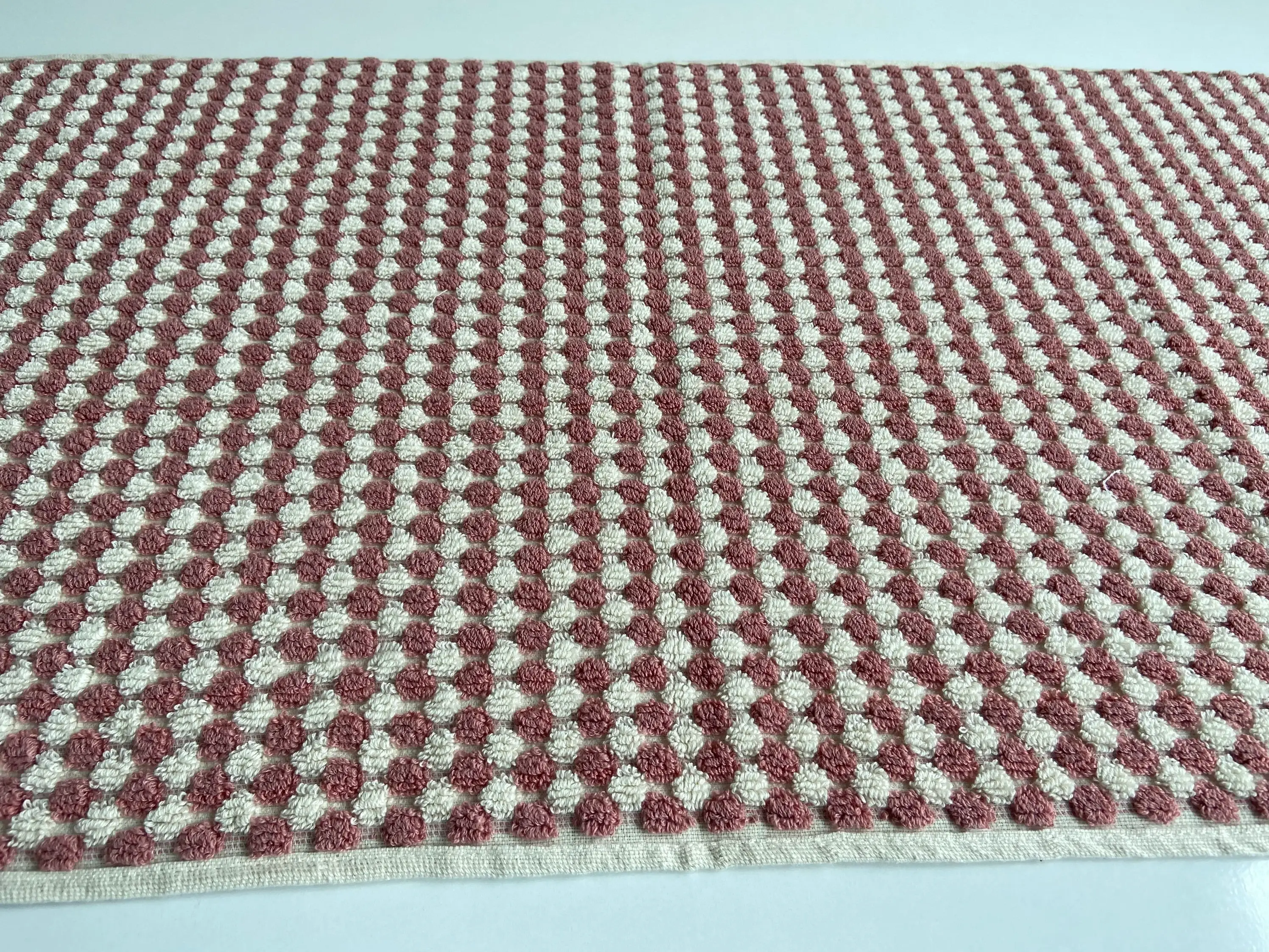 YURTLUS – Großhandel Händehandtücher – Organic Bubble Series — Handtuch 18x 37, weiches, dickes Handtuch, Küchentuch — Rose7