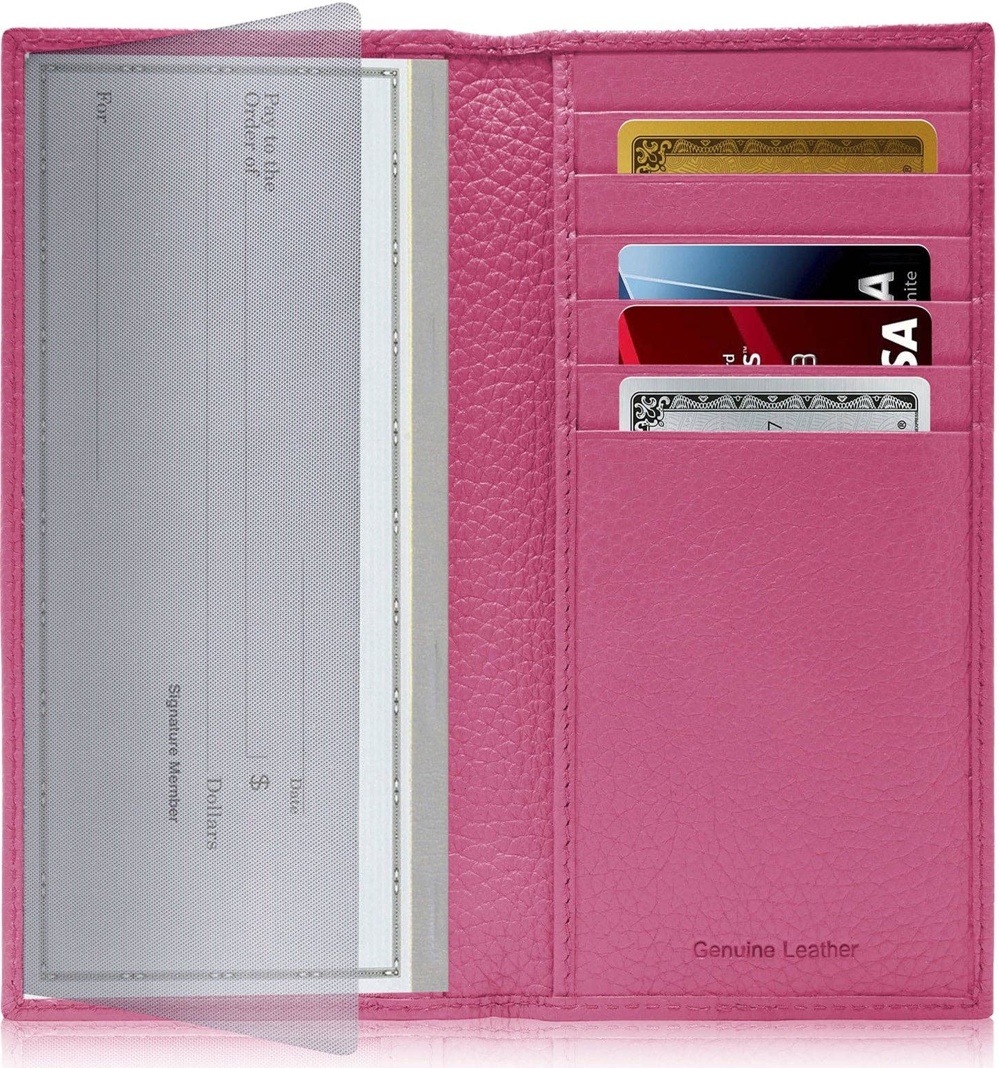 Access Denied Accessories - Wholesale Wallet - Unisex - Genuine Leather Checkbook Cover For Women &Men RFID Blocking42