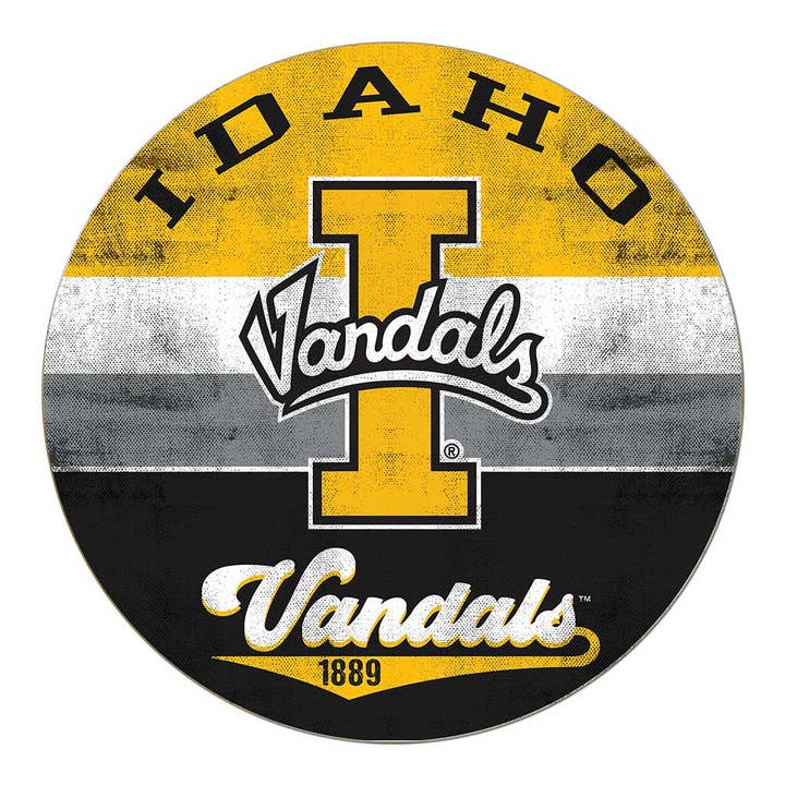 20x20 Retro Circle Idaho Vandals for wholesale by KH Sports Fan