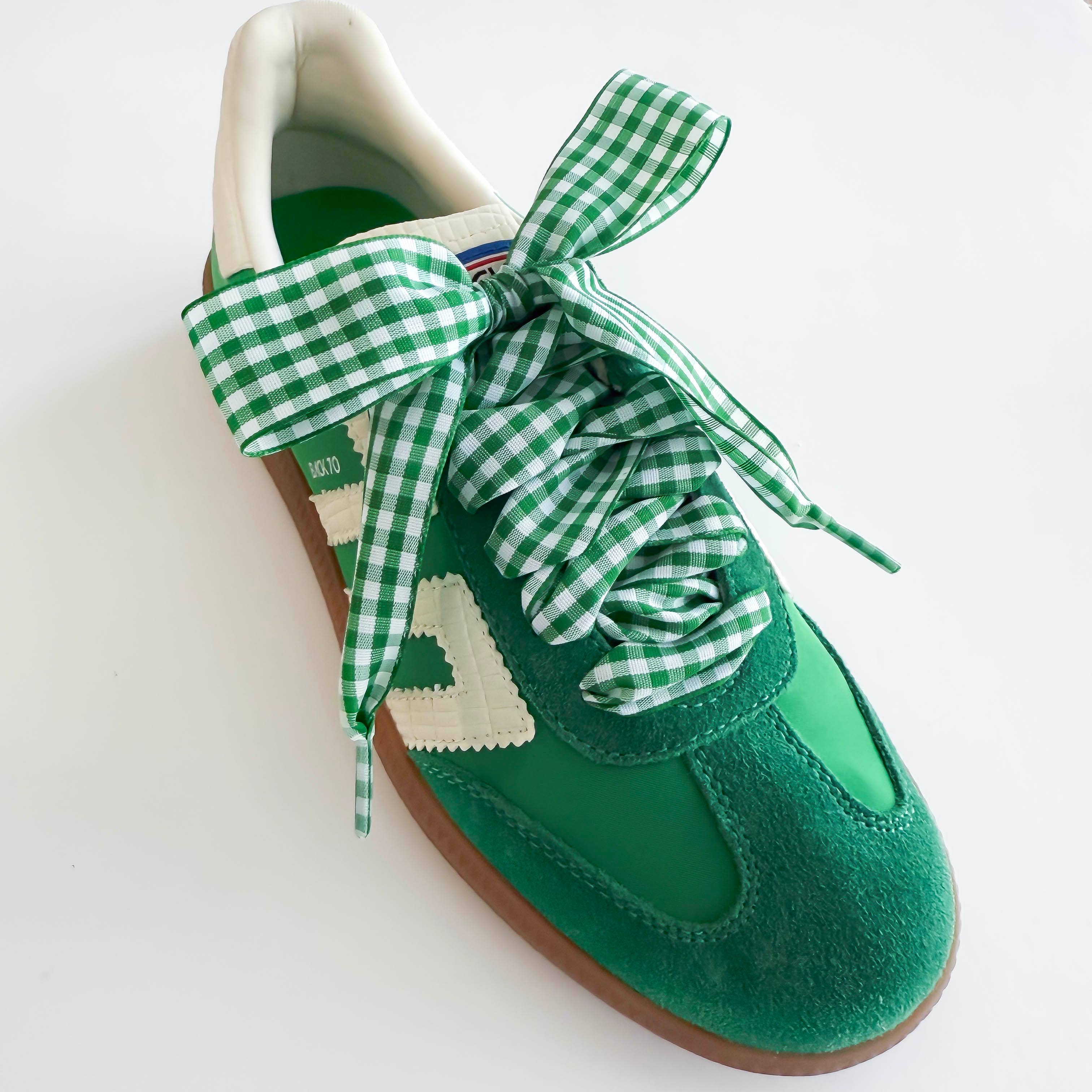 Leo & Lee Studio - Wholesale Shoelaces - Women's -  Gingham Shoe Lace Sets– Ribbon Bow Shoe Accessories15