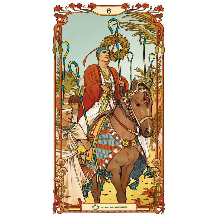 Cardshouse – wholesale Tarot cards – Egyptian Art Nouveau Tarot Cards Lo Scarabeo4