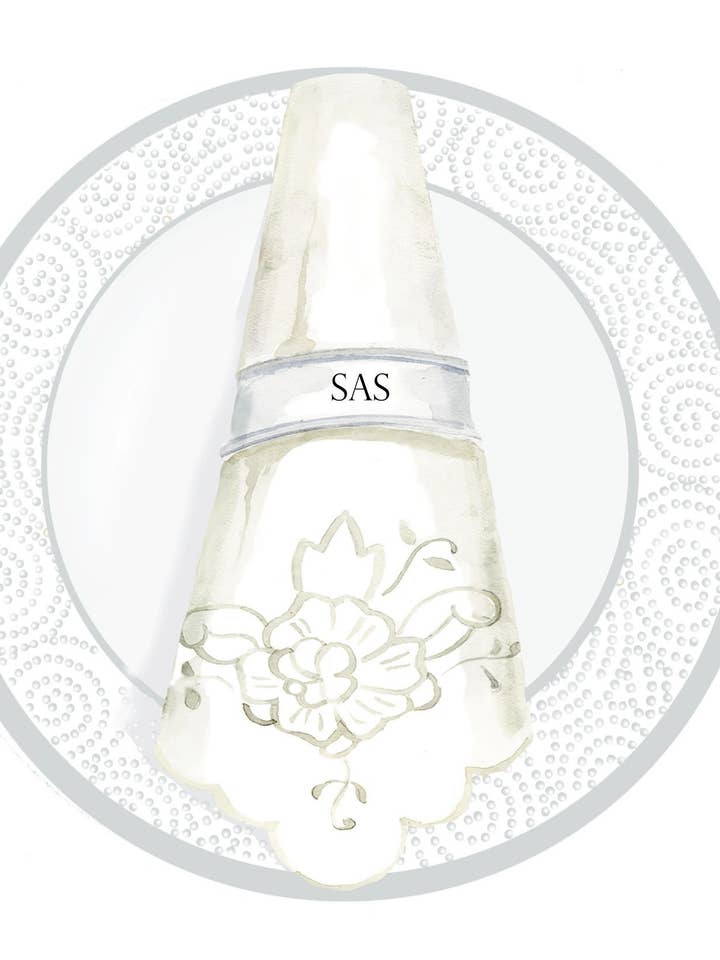 PM102 Dinner Plate with Swirls Paper Place Mat for wholesale by Stevie Streck Designs