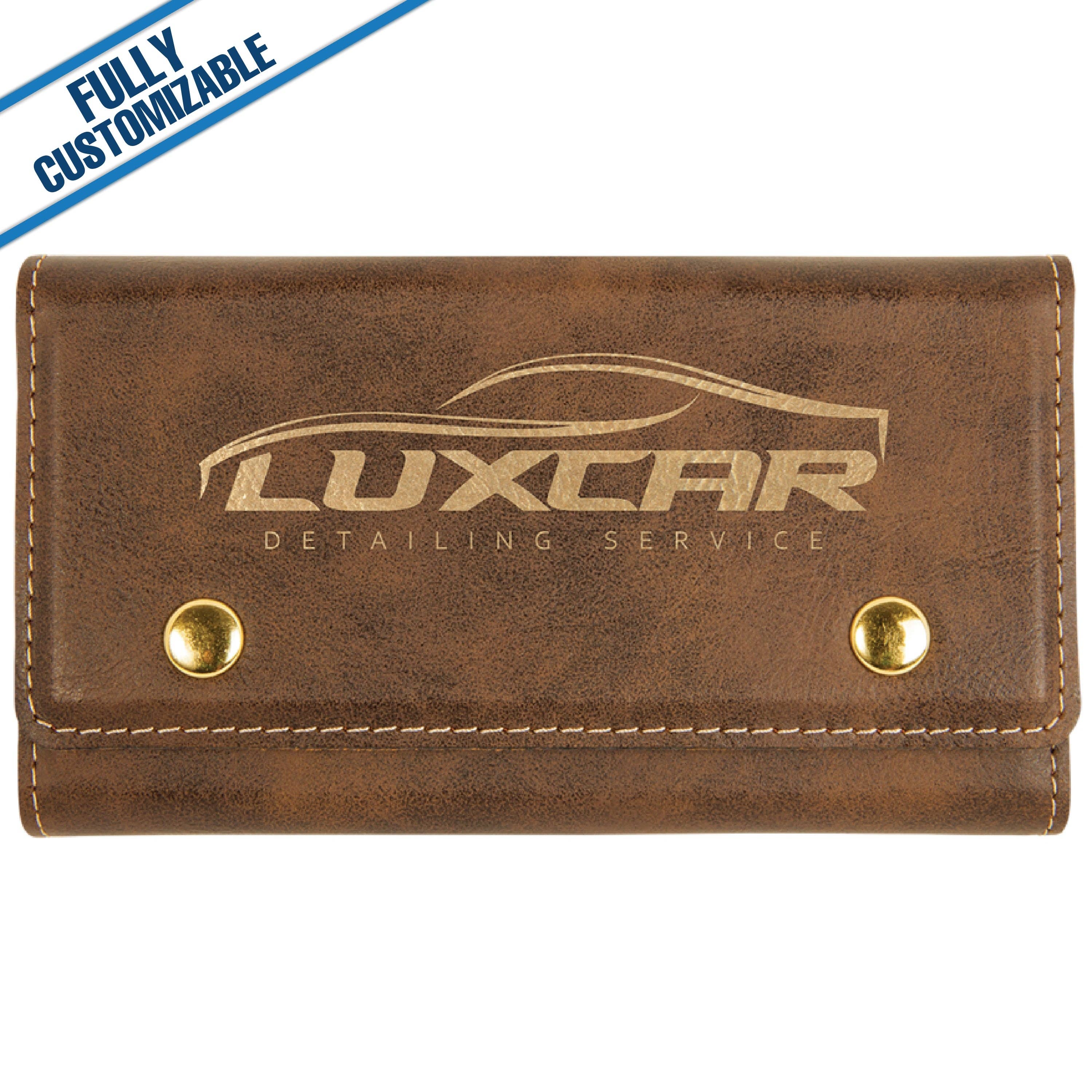 GiftWorksPlus - Vente Jeux de cartes - Ensemble de cartes et de dés en similicuir gravé - Entièrement personnalisable7