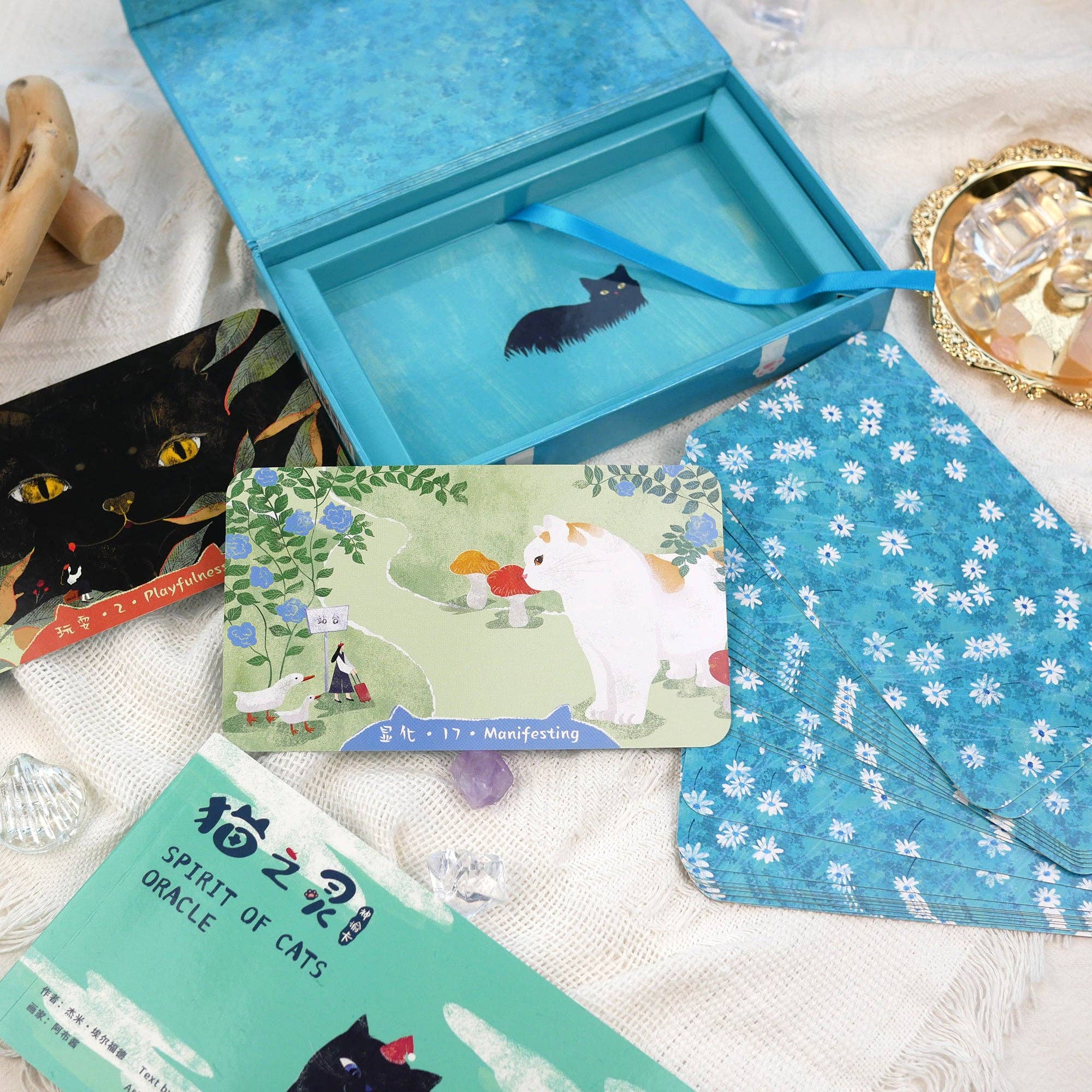 Vermilion Collection – wholesale Tarot cards – Spirit of Cats Oracle2