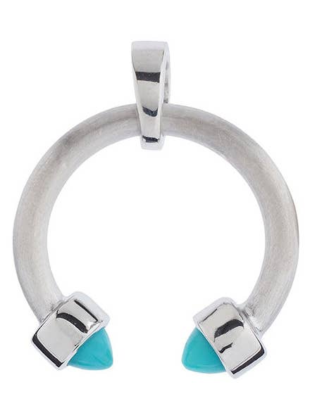 Ciondolo Freedom in argento con turchese per la vendita all'ingrosso da parte di Manja