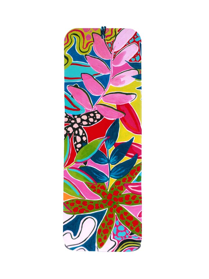 Abstract tropical bookmark for wholesale by Lousurfacepattern