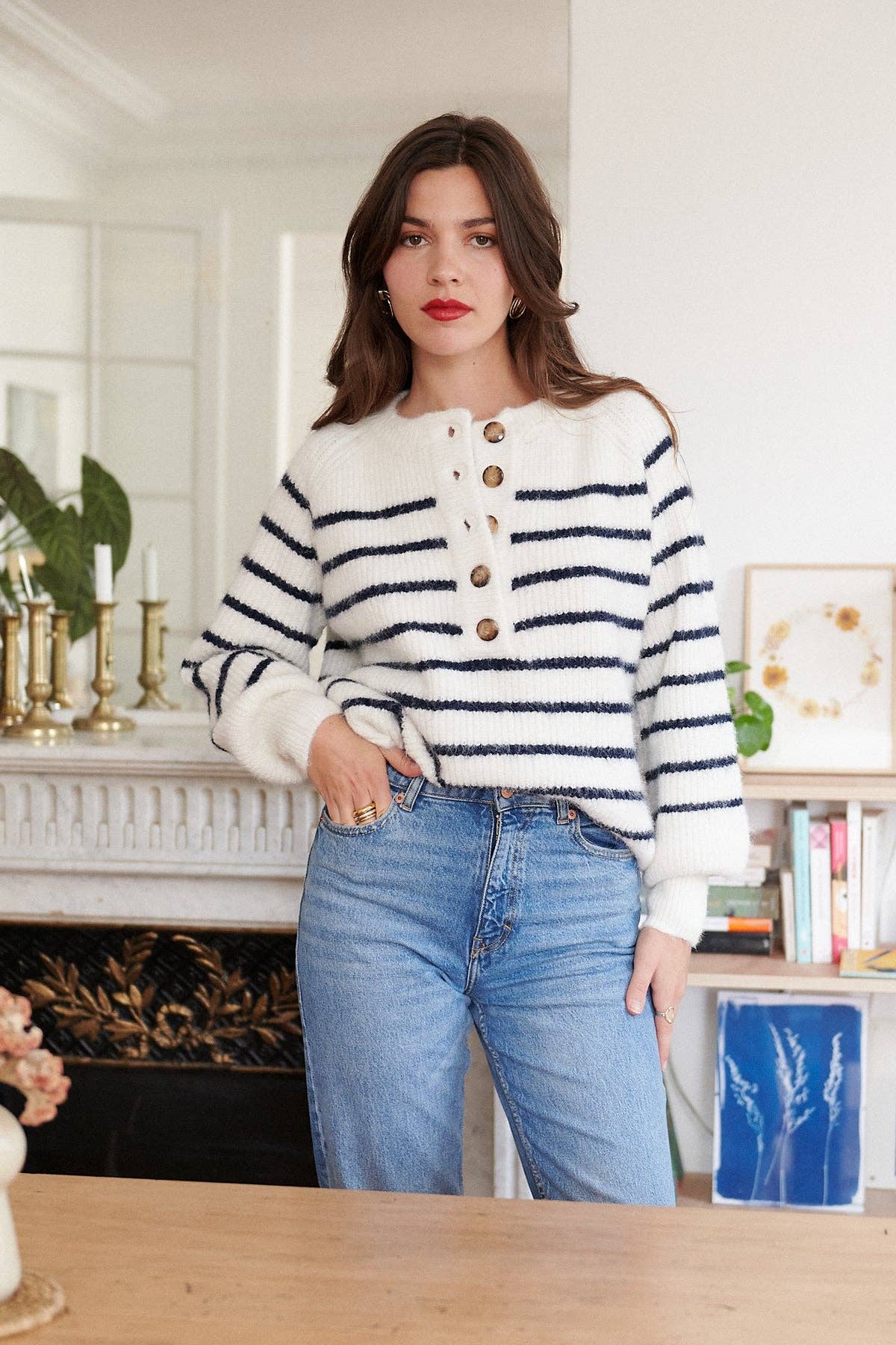 Nathael Paris - Wholesale Knit Sweater - Women's - Loose alpaca and wool sweater20