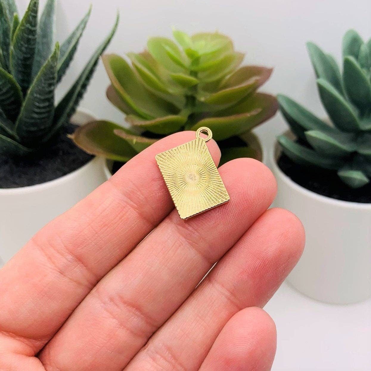 Guerrilla Charm - Wholesale Individual Charm/Pendant - Ace of Hearts Enamel Playing Card Charms, 19x14mm2