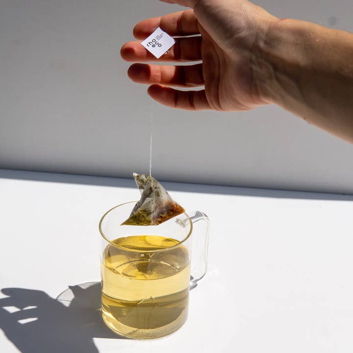 rhoeco - fine organic goods - Wholesale Tea Bags - Big Bags - 100 Bulk Compostable Pyramid Teabags24