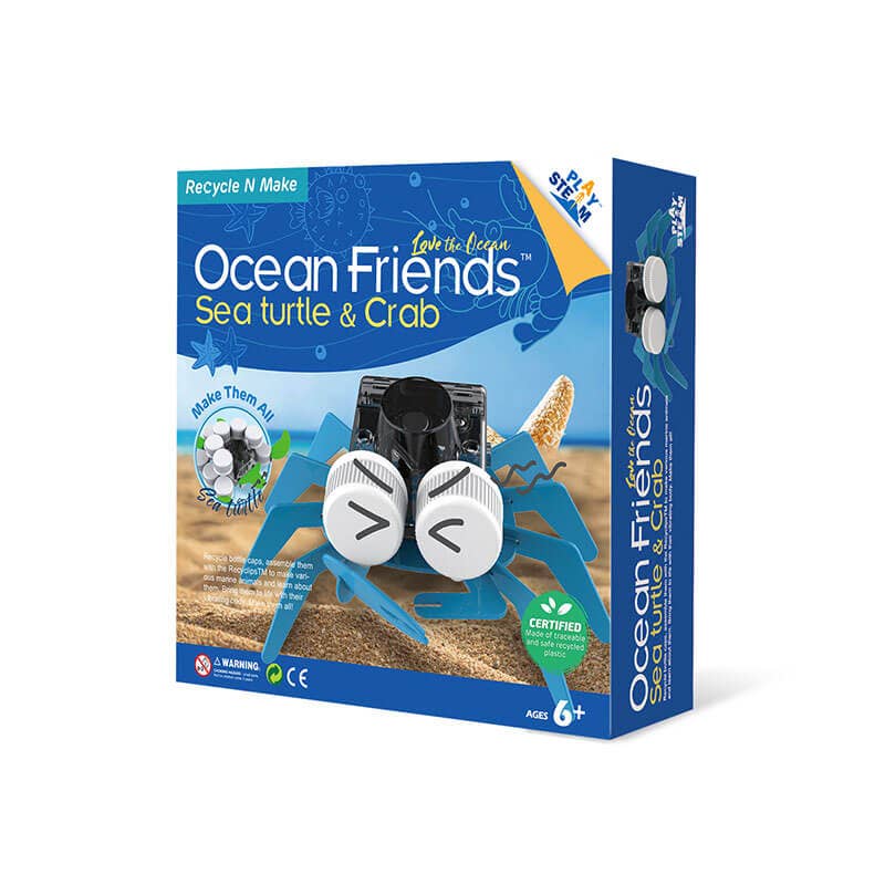PlaySTEM - Wholesale Toy Set - Kids - Ocean Friends Hammerhead Shark & Manta Ray STEM Toy Set1