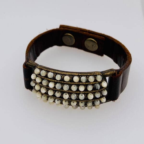 Rebel Designs Accessories - Wholesale Bangle Bracelet - Rectangle Leather Bracelet3