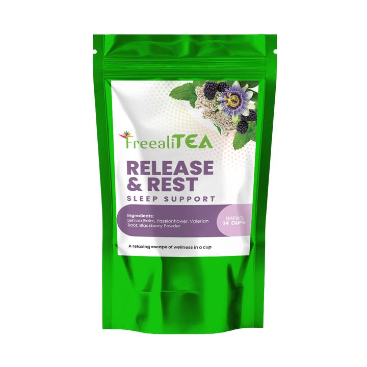 Release & Rest Sleep Support Tea for wholesale by FREEALITEA