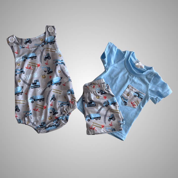 Cowpuncher Babe - Wholesale Top & Short Set - Kids - TRACTOR PULL-boys5