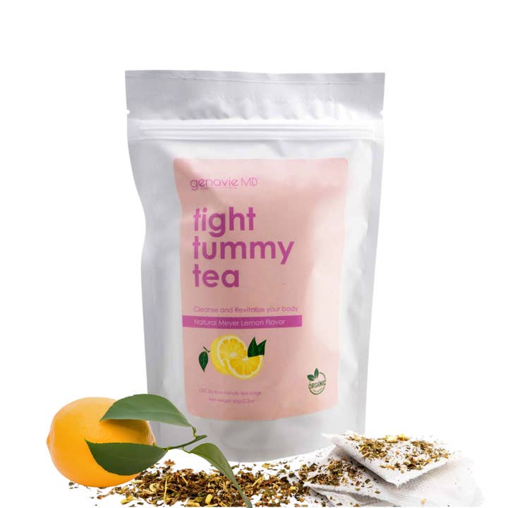 GenovieMD - Wholesale Health/Detox Tea - Tight Tummy Tea, 30 Tea Bags/Pack, Herbal Tea Organic specs4