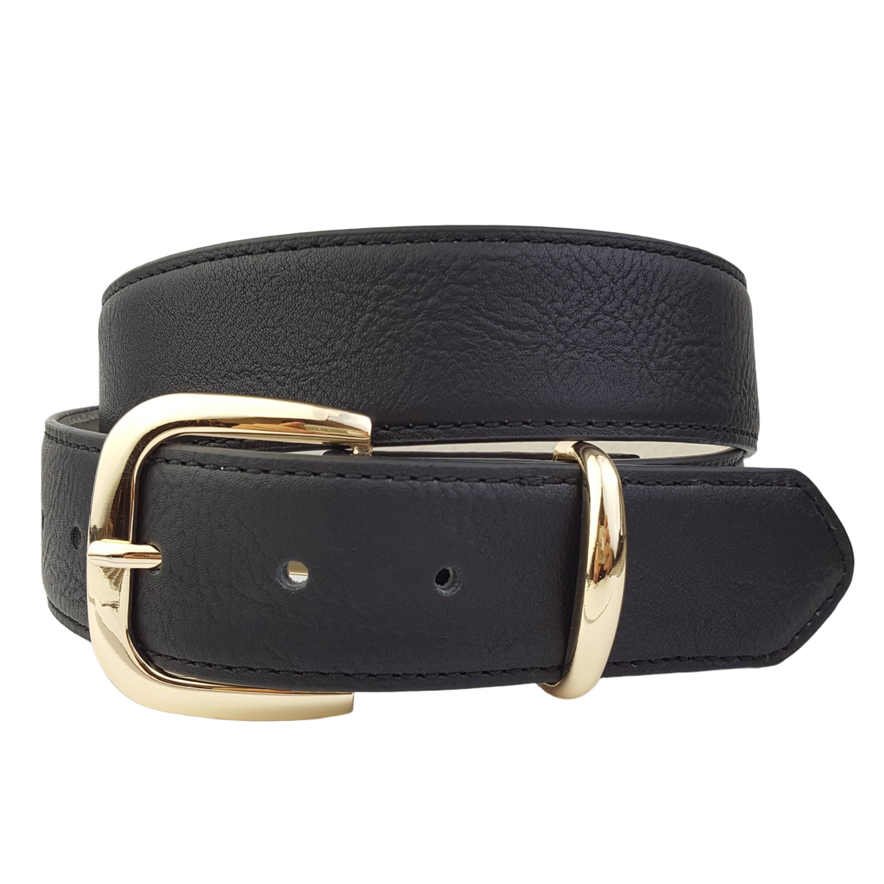 Axesoria West – wholesale Bälte - Dam – Avslappnat bälte med guldfärgat spänne och ögla0