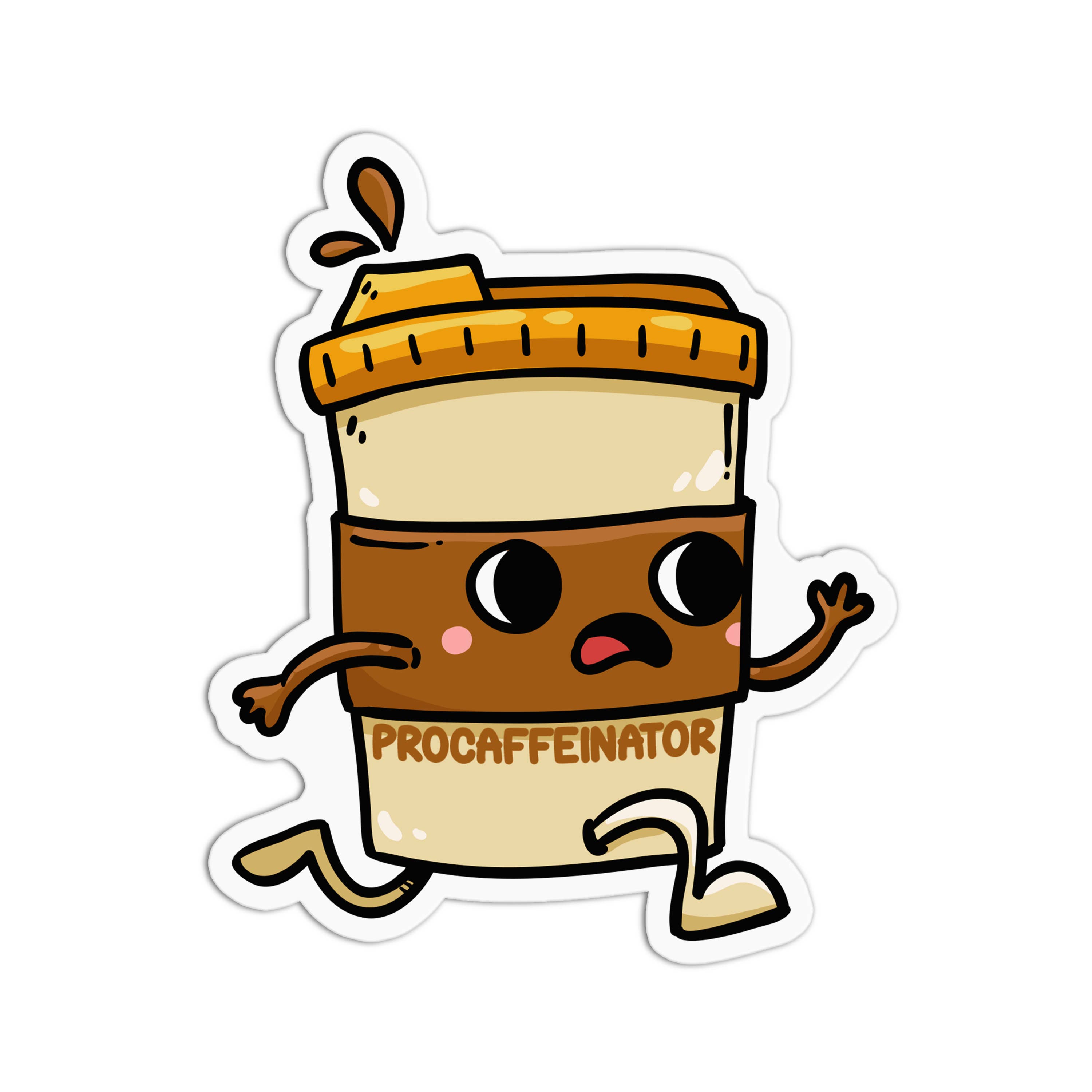 Girls Printing House - Wholesale Sticker - Coffee Procaffeinator Vinyl Waterproof Stickers