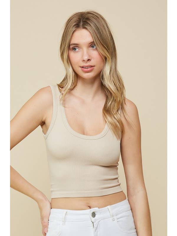 BELOVED - Wholesale Tank Top - Women's - U NECK TANK TOP 52047.