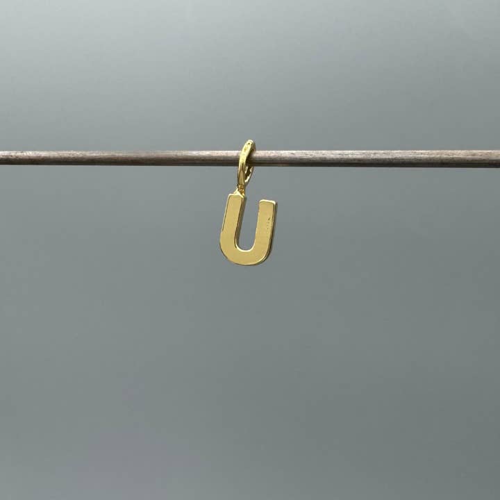 Something Silver - Wholesale Individual Charm/Pendant - Perfect Little Block Letter Initial Charm20