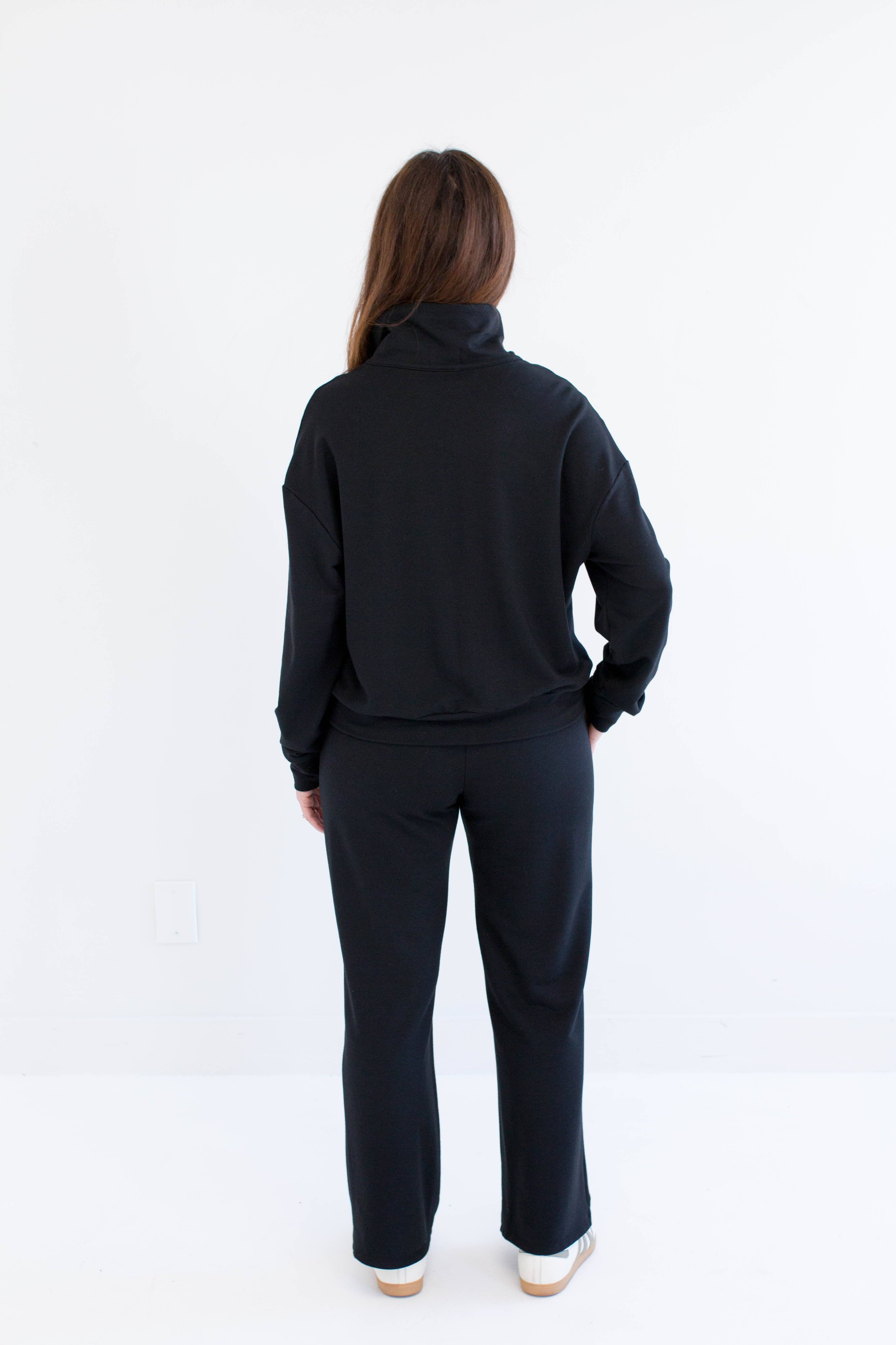 Ang Hill – wholesale Pants – Women's – [PRE-ORDER] Dori Women's Bamboo Wideleg Pants in Navy, Pine, Mocha and Black13