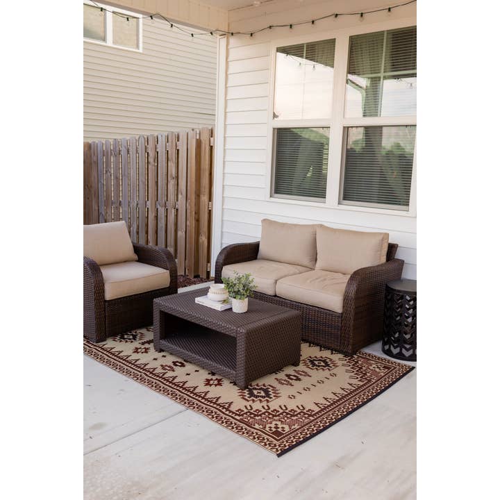 Mad Mats - Vente Tapis - Crème Apache & Marron2