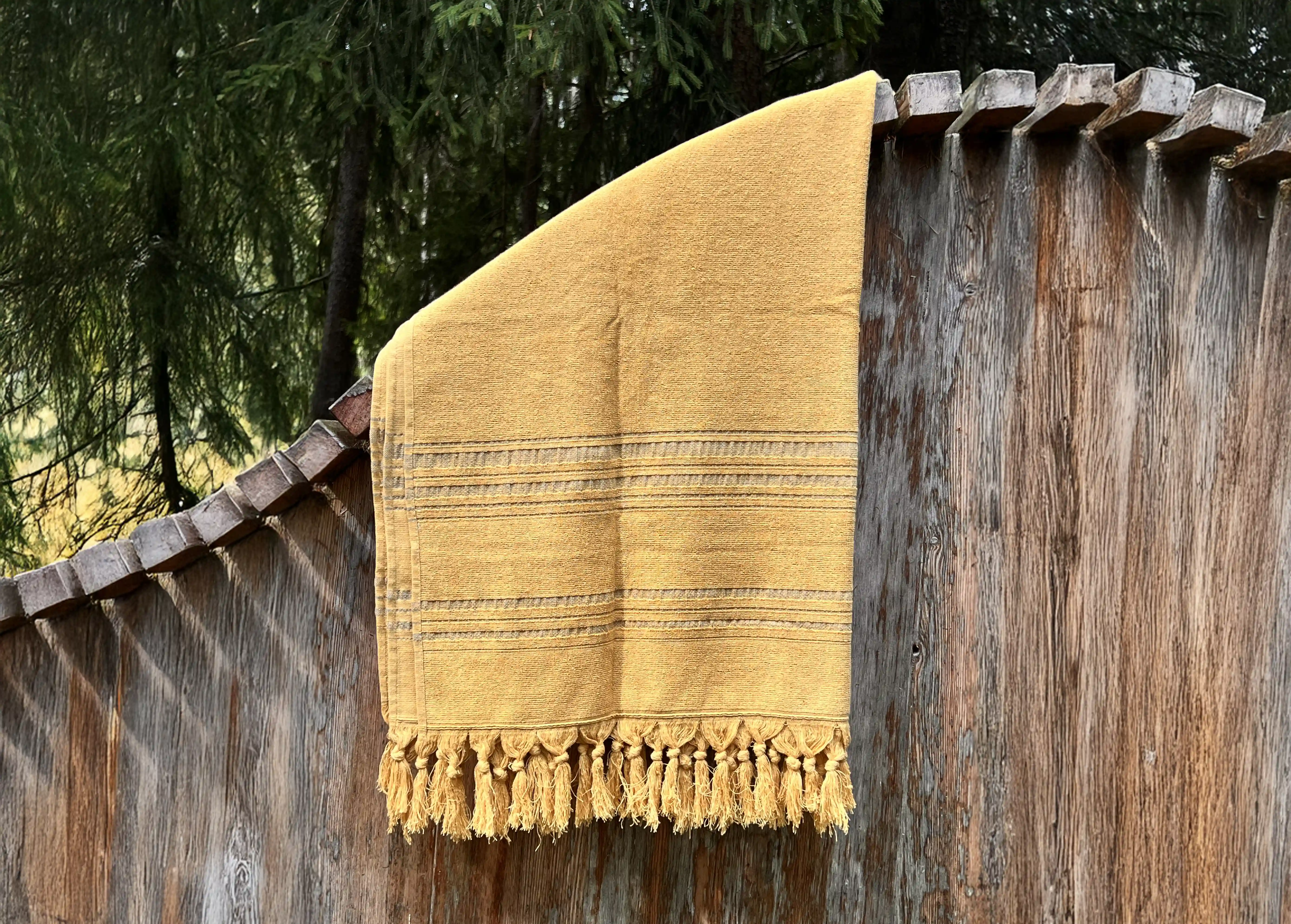Karawan Authentic - Wholesale Bath Towel - ORGANIC COTTON FOUTA - Dolce-color CITRINE Collection2