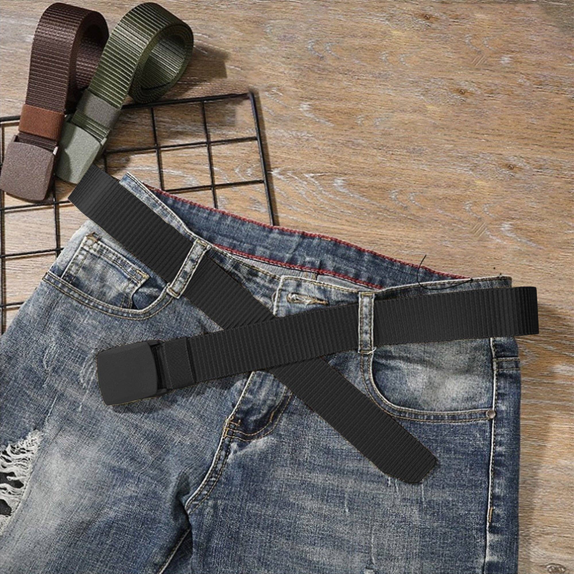 AK Brand – wholesale Bälte - Dam – Nylonbälte med plastspänne1