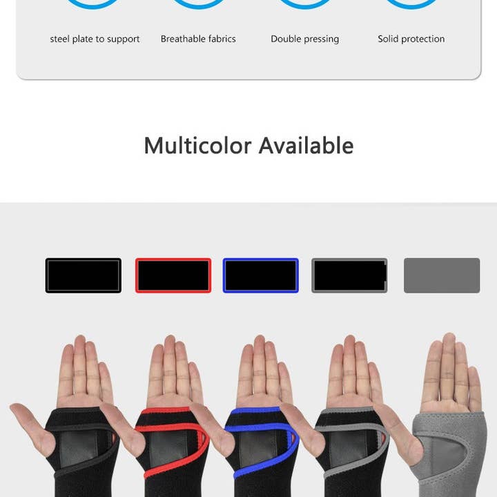 VIGOR - Vente Appareil massant pour les mains/pieds - Support imperméable à compression réglable pour la main et le pouce, poignet B10