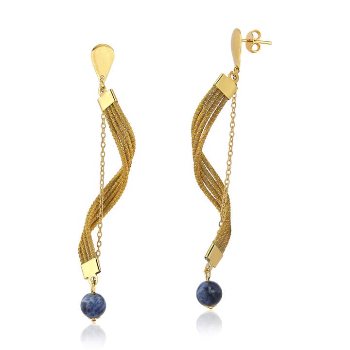 Boucles d'oreilles Bruna pour la vente par Raizes LLC