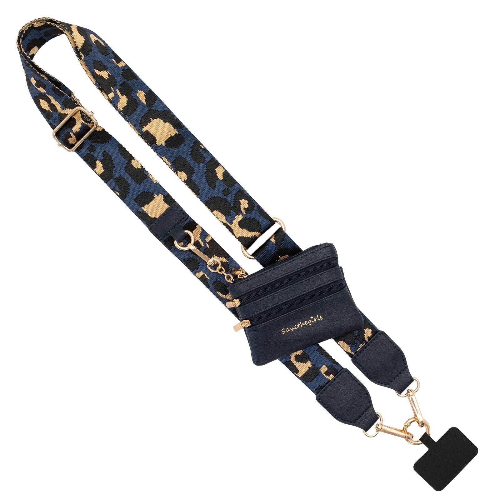 Save The Girls - Wholesale Bag Strap - Women's - Clip & Go Strap with Pouch - Leopard Collection5