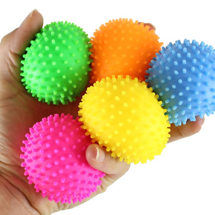 Curious Minds Toys - Wholesale Squishy Toy - Kids & Baby - Spiky Bumpy Soft Doh Filled 2.5" Stress Ball - Squishy Gooey