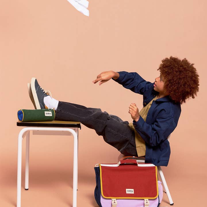 Hindbag - Wholesale Backpack - Kids - Léo Tricolore Terracotta Backpack1