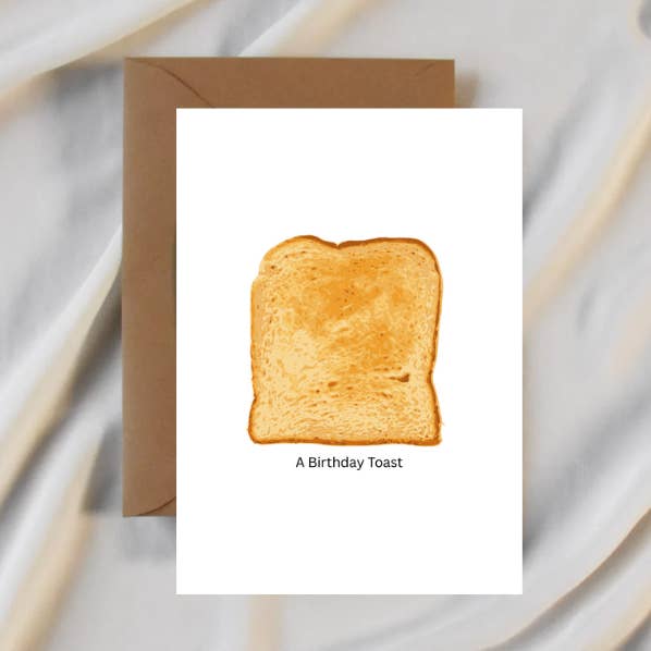 A Birthday Toast Card for wholesale by Party Collective