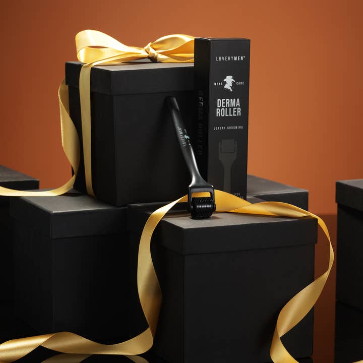 Lovery - Wholesale Beard Conditioner - LOVERYMEN Derma Roller – 540 Titanium-Coated Microneedles2