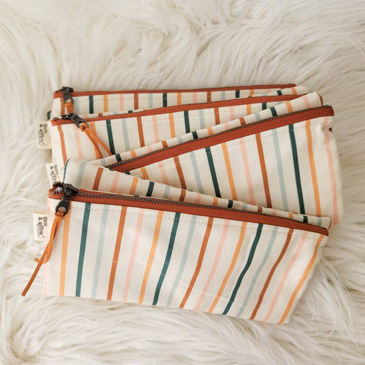 Fern & Arrow - Wholesale Wet Bag - Kids & Baby - Water Resistant PUL Wet / Dry Bag - Juliette Stripe5