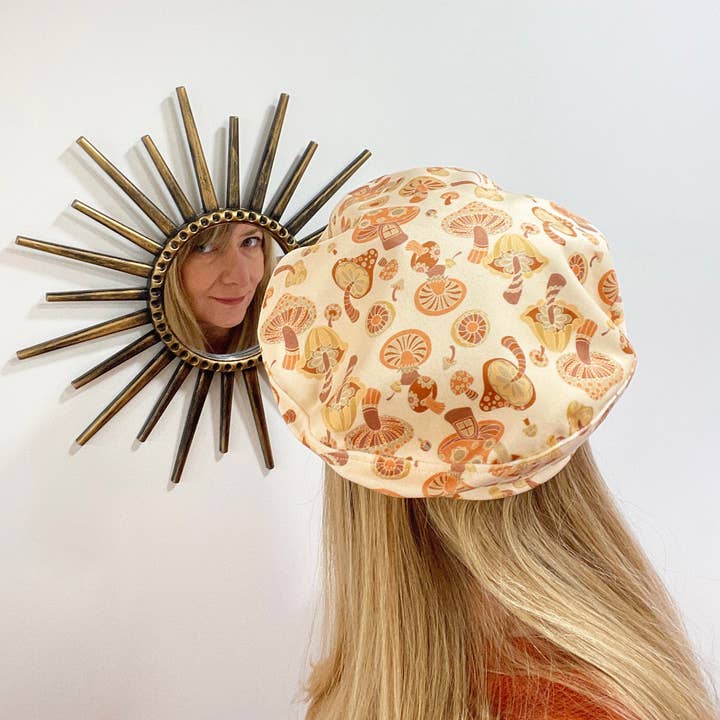 Berretto a fungo, Mushroomcore, cappello berretto crema per la vendita all'ingrosso da parte di Stan and Gwyn