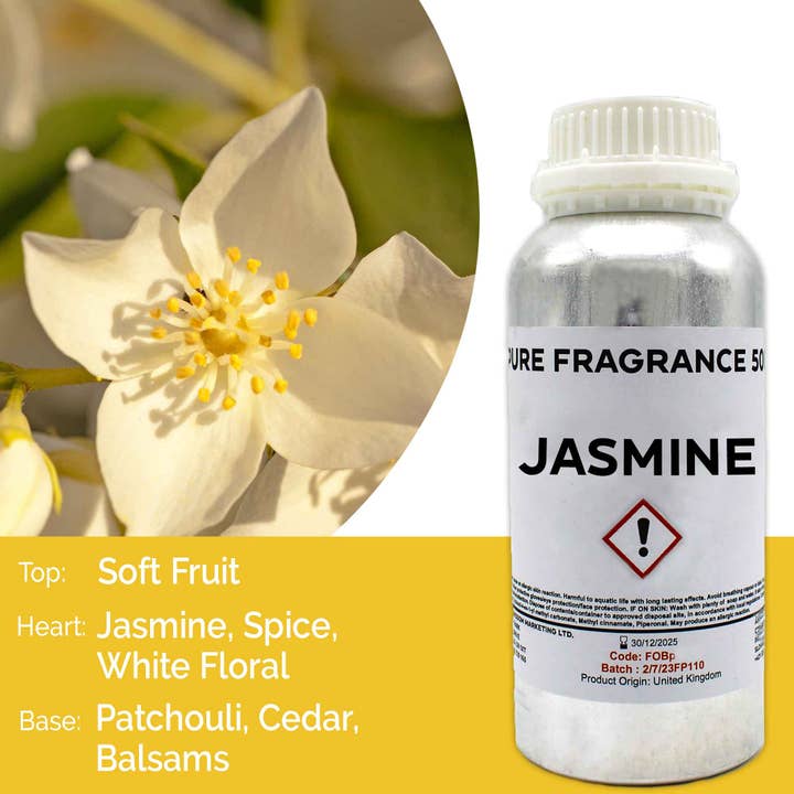 Jasmine Fragrance Oil 1l for wholesale by AW Aromatics Limited