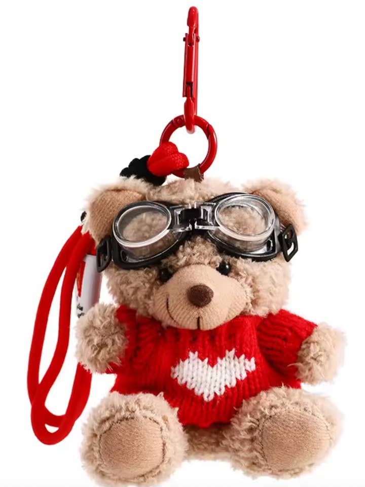 Teddy Charm- The Bag Charm that is to cute not to. Plushy for wholesale by HoopLa