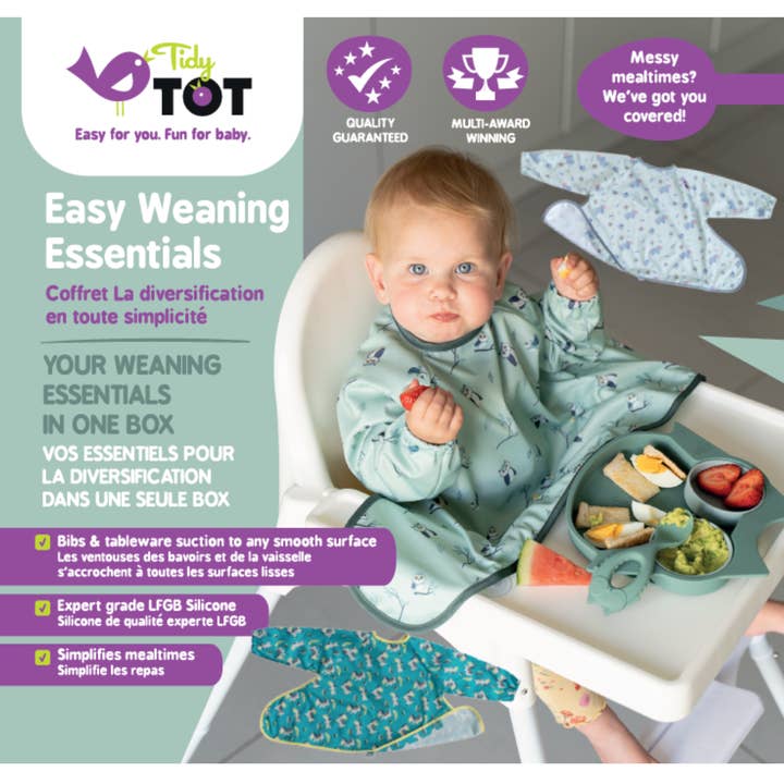 Easy Weaning Essentials Cover & Catch Bundle for wholesale by Tidy Tot US