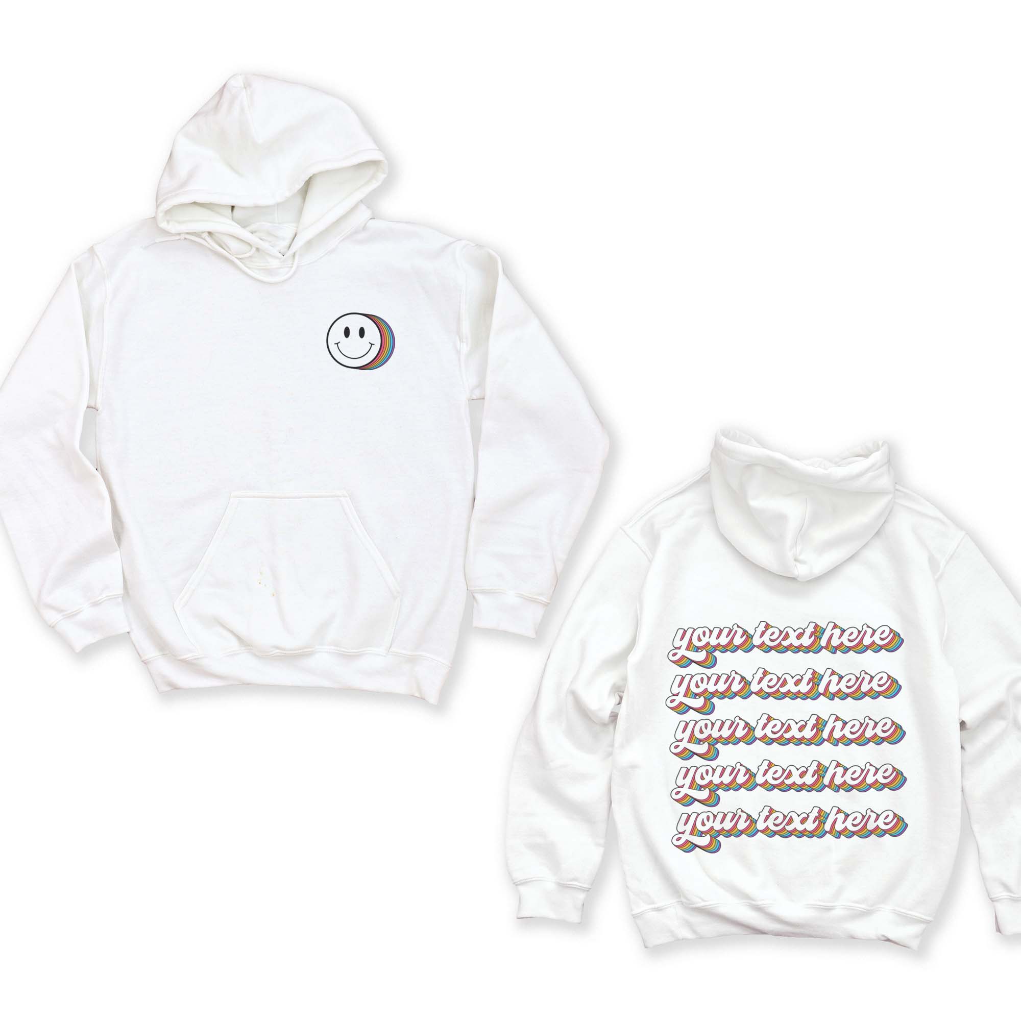 The Funnel Cake Tree - Wholesale Hoodie - Dames - Jouw regenboog op jouw manier - Hoodie op maat16