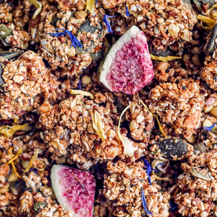 Naturally Granola - Wholesale Breakfast Cereal - Floral Fig Granola 1kg Bag | Nutfree